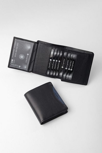 CENGİZ PAKEL Genuine Leather Men's Wallet Black-parliament-13660t
