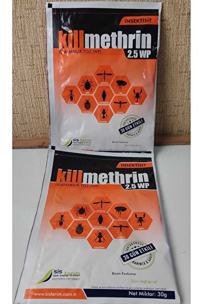 SİSTARIM SİS TARIM KİLLMETHRİN 2.5 WP-AKREP İLACI