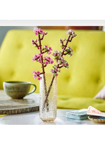 liss çarşı 40725 نموذج باقة زهور الكرز - مجموعة بناء قابلة للبناء لعمر 8 سنوات فما فوق (430 قطعة)