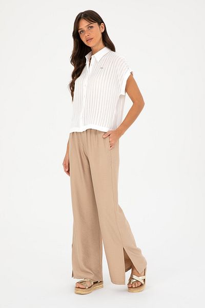 U.S. Polo Assn. U.S. POLO Sanyo Sports Linen Trousers - Looser Fit G082SZ078.0001824749