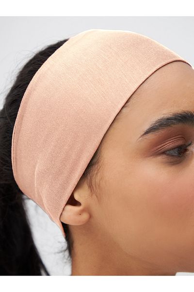 Femple Modest Κρεμ Ροζ Hijab Bandana - Πολύχρωμο Μπόνε Μπαντάνα