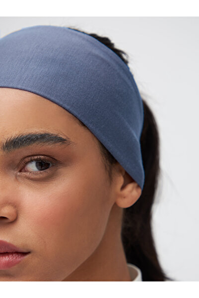 Femple Modest Дънков син хиджаб бандана - бандана боне