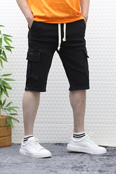 WAFRA Ανδρικό τζιν σορτς - με τσέπη Cargo