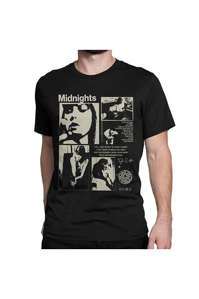 Köstebek Μαύρο μπλουζάκι Unisex Taylor Swift