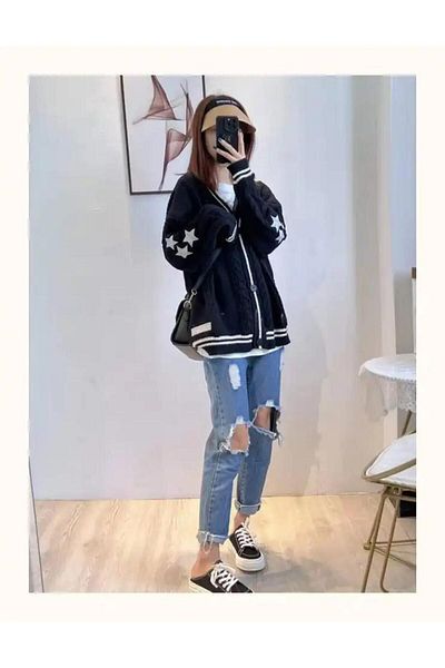 Köstebek Ζακέτα με λεπτομέρεια νέας μόδας Oversize