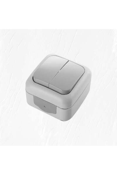 VİKO Viko Palm Commutator مثبت على السطح باللون الرمادي