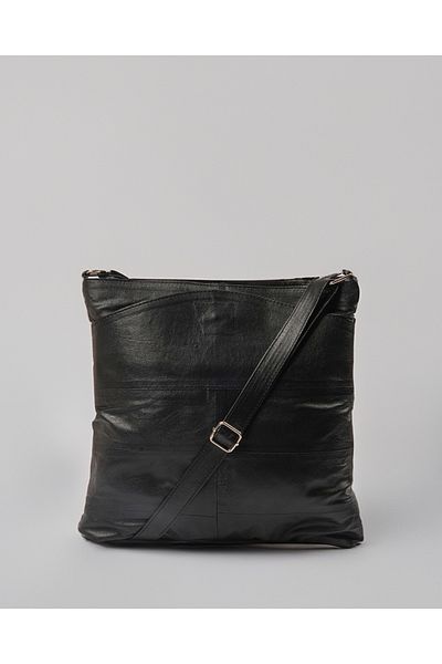 fubileather Geantă neagră unisex