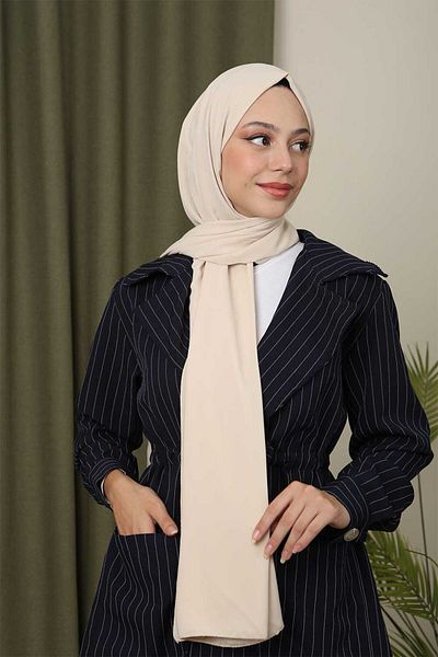 Trablus Hijab Women's Medina Silk Shawl Beige