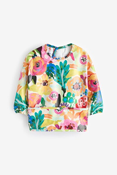 Next Baby Bright Flower Patterned Food Apron