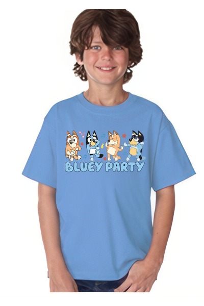 oneagılyazı BLUEY Dizajn za zabavu - Štampano Dece T-shirt