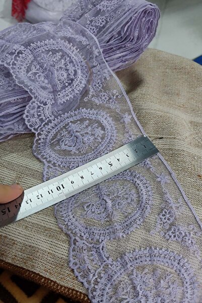 DUAYEN Tül üzeri işleme kaptanıderya desen 1 metre