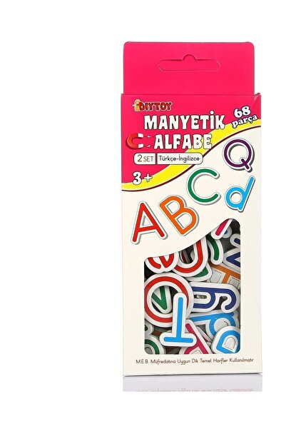 Genel Markalar Manyetik Alfabe Türkçe-ingilizce Alfabe Montessori Eğitim Seti...