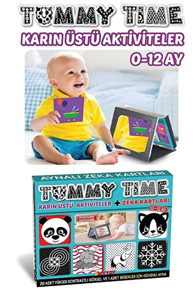 Nilly Toys Tummy Time Aynalı Zeka Kartı - Eğitici Kartlar
