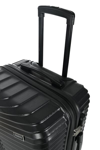TRENDLESS Nuovo Abs Suitcase - Pyramid Model Locked Travel Suitcase Suitcase Cabin Size Black