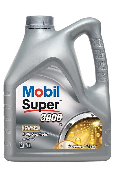 Mobil Super 3000 X1 5w-40 Motor Yağı 4 Litre | Acea A3/b3 Acea A3/b4