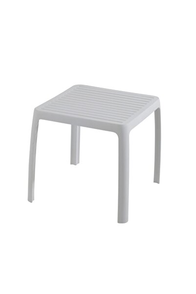 Papatya Wave Sehpa Beyaz - Bahçe, Balkon, Şezlong Sehpası