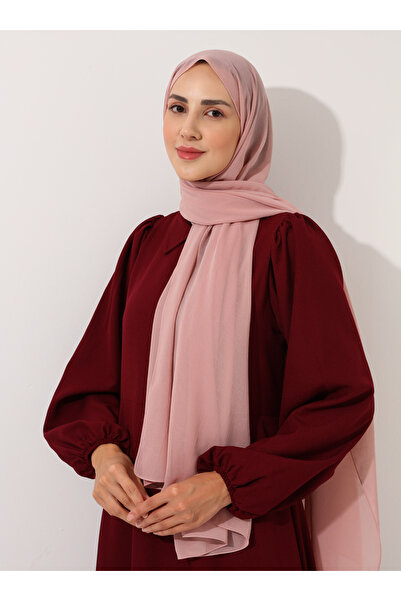 TUVA Powder Colored Chiffon Shawl - Canvas