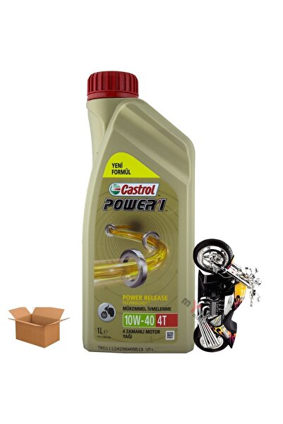 CASTROL Power 1 4t 10w-40 1litre 4 Zamanlı Motosiklet Yağı X12