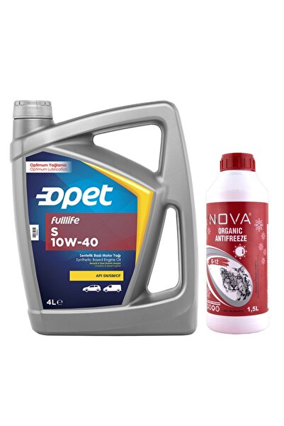 opet Fulllife S 10w-40 Sentetik Motor Yağı 4 L + 1500 Ml Antifriz