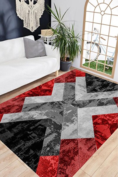 eco concept Geometrik Desen Salon Halısı, Yolluk, Modern Halı, Kaymaz Taban H...