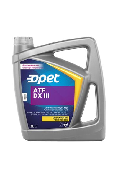 opet Atf Dx pls, 3l gm Dexron Ve Ford Mercon Şartlarını Karşılamak Üstün Otom...