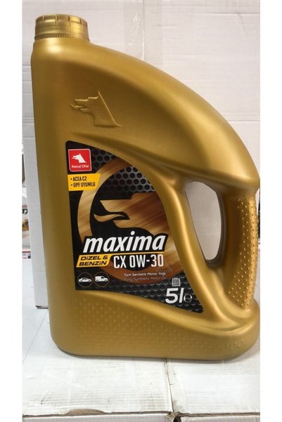 Petrol Ofisi Maxima Cx 0w-30 5 Lt Partiküllü Dizel- Benzin Motorlara Tam Sent...