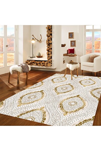 eco concept Gold Renk Yolluk, Göbekli Desen Yolluk, Koridor Halısı, Uzun Halı...