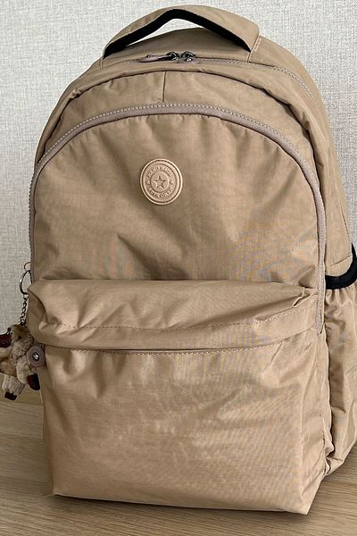 FCSTORE Σχολική τσάντα Unisex Mustard Μεγάλο Μέγεθος Αδιάβροχο Ύφασμα Clinker Τσάντα Laptop Ταξιδίου Αδιάβροχη
