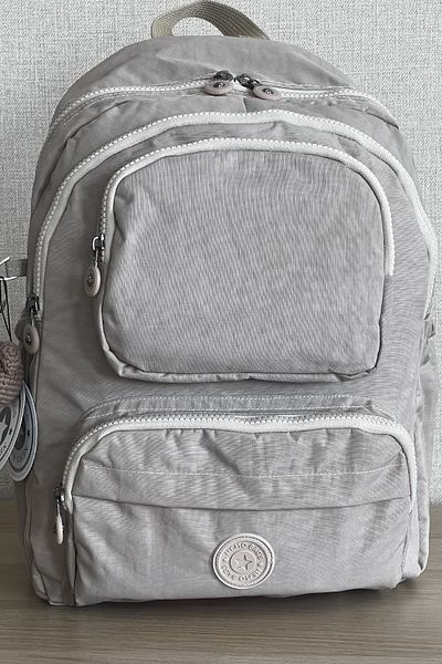 FCSTORE Sports Bag Beige Unisex Backpack Medium Size Waterproof Laptop School Travel Bag