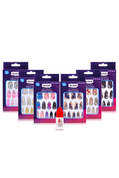 MUJGAN 72'li Badem Model Tırnak Seti No 2