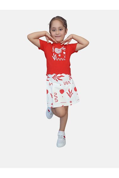DMB BOYS & GIRLS Çaren Kids - Shorts and Skirt Set for Girls Set of 2