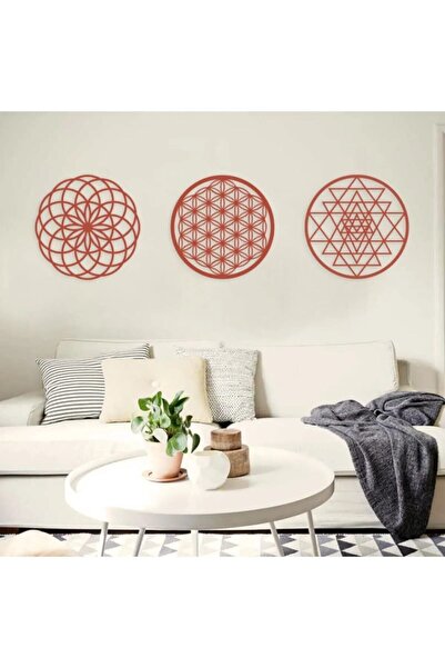 BELİNAY ÇOCUK DÜNYASI Floarea Vieții Sriyantra și Torus Set de 3 piese Geomet...