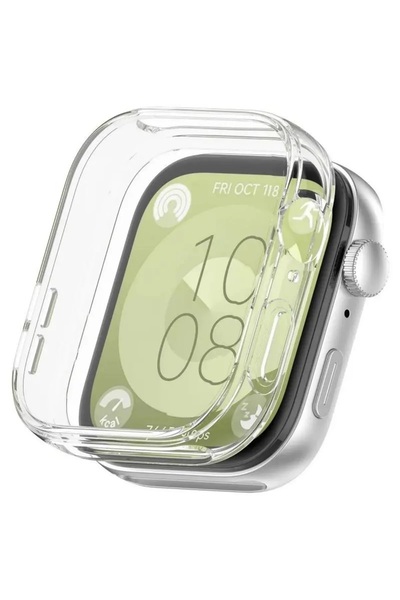 Tagomoon Huawei Watch Fit 3 ile Uyumlu Kasa ve Ekran Koruyucu 360 Tam Koruma ...