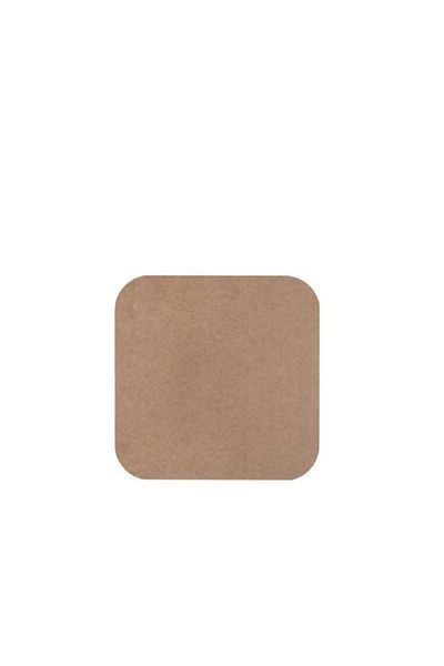 DSC Wooden Plate 12 Pieces 3mm MDF Placemat 33x33cm Square