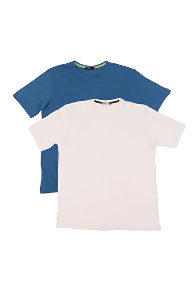 nacar çarşı Bărbați - Set de 2 tricouri Comfort Basic, cu gât crew, mânecă sc...