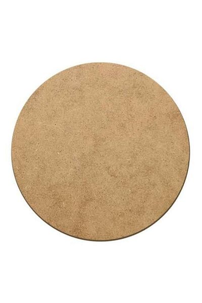 DSC Wooden Charger Plate 12 Pieces 3 Mm Raw MDF 28 Cm Diameter