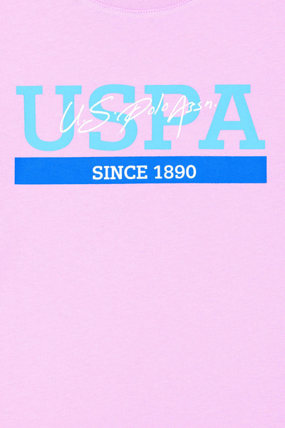 U.S. Polo Assn. Tricou Magnolia Copii - Gât Crew, 100% Bumbac