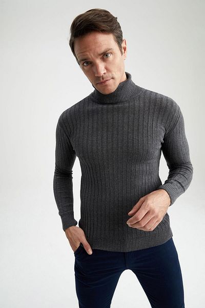 DeFacto Turtleneck Knitwear Sweater - Regular Fit Z9558az22au