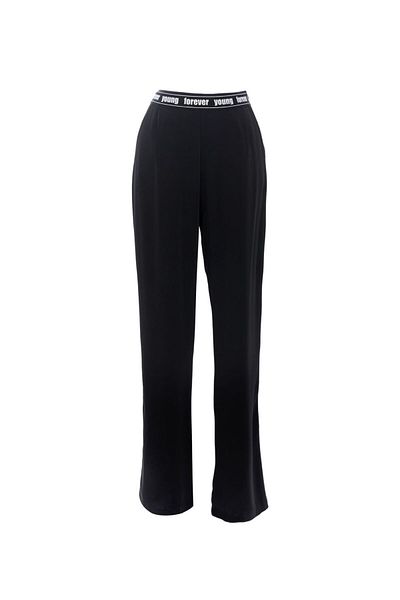 Quzu Black Belted Trousers