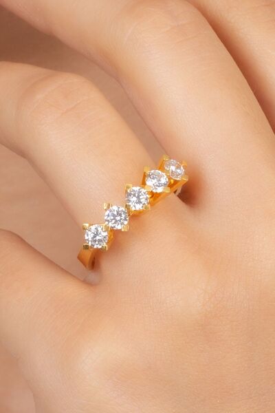 MÜCEVHER SARAYI 22 Ayar Altın Beştaş Yüzük