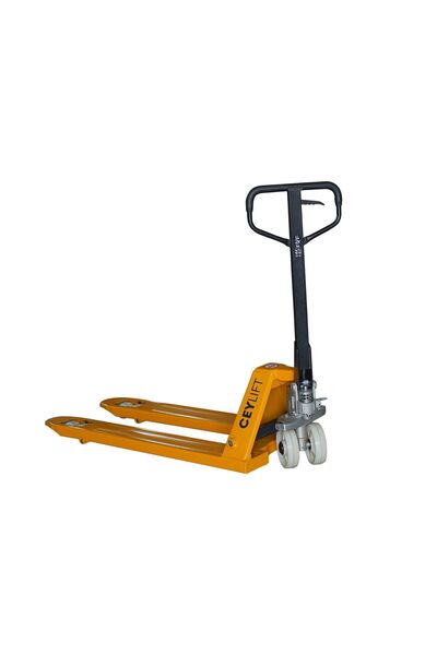CEYLIFT 2.5 Ton Cm25 Beyaz Teker Manuel Transpalet Döküm Pompa