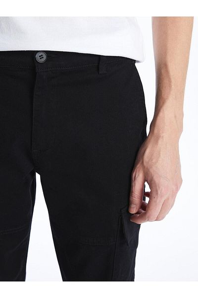 LC Waikiki Κλασικό στενό ανδρικό παντελόνι Chino Gabardine