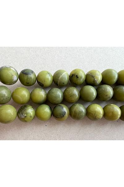 ŞİFA SHOP 14 mm Genuine Natural Jade Stone