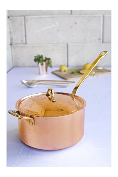 Bakır Concept COPPER LID SOS COOKER (22CM) COPPER COLOR