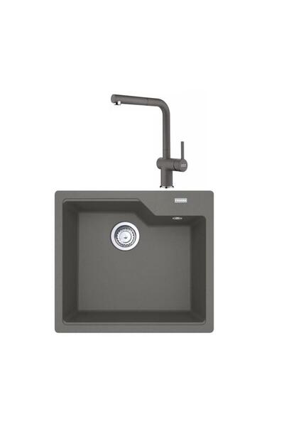 Franke Urban Ubg 610-56 Stone Grey Granit Evye Active Plus Doccia 2.0 Batarya...
