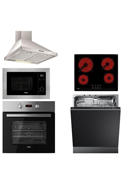 Teka İnox 5'li Ankastre Set ( Df 60 - Tz 6415- Heb 723 Ss-ms 620 Bıs-dfı 46700)