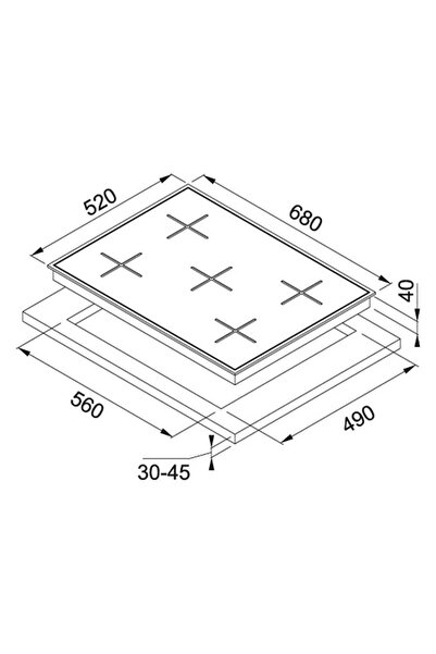 Franke Siyah-inox Ankastre Set (FPJ 615 V BK A - FHNG 705 BK - FSL 86 H XS)