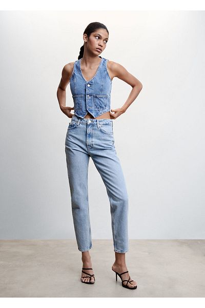 MANGO Spodnie jeansowe damskie -47011308