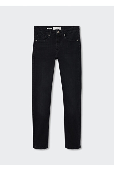 MANGO Woman Siyah Denim Kadın Pantolon 37000103