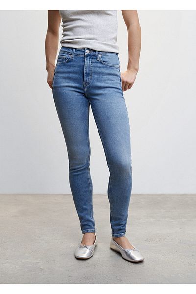 MANGO Woman Pantaloni de damă din denim -47010129
